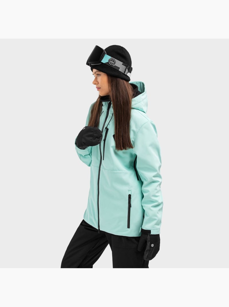 Chaqueta para snowboard/esquí mujer esquí y nieve mujer w2-w senja Turquesa - Kiabi