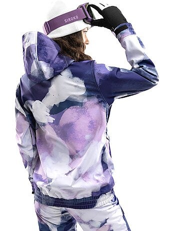 Chaqueta para snowboard/esquí mujer esquí y nieve mujer w3-w cloudmont