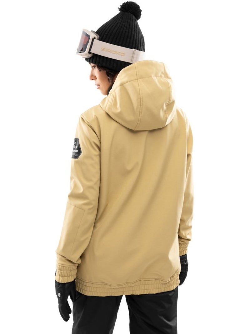 Chaqueta para snowboard/esquí mujer esquí y nieve mujer w3-w kamui Beige - Kiabi