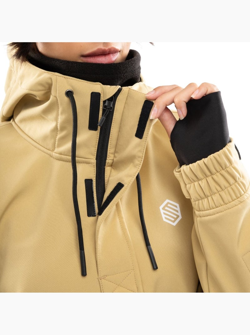 Chaqueta para snowboard/esquí mujer esquí y nieve mujer w3-w kamui Beige - Kiabi