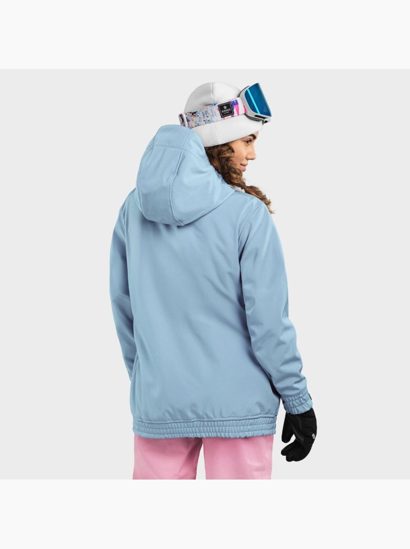 Chaqueta para snowboard/esquí mujer esquí y nieve mujer w3-w prags Azul - Kiabi