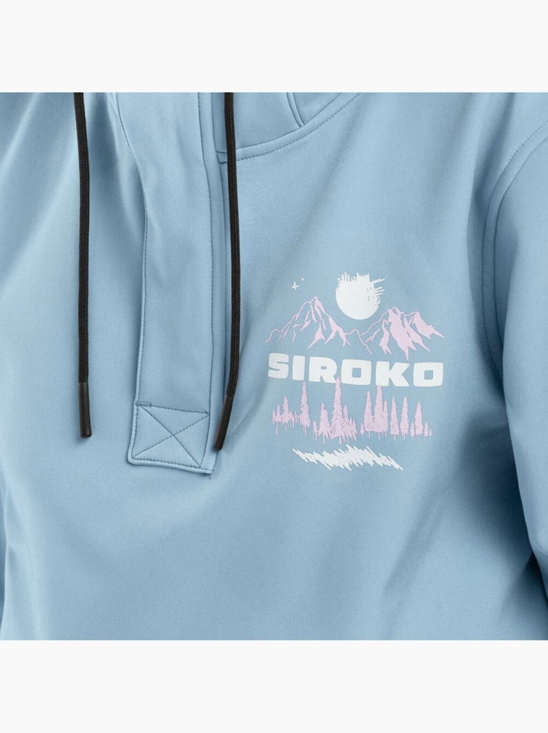 Chaqueta para snowboard/esquí mujer esquí y nieve mujer w3-w prags Azul - Kiabi