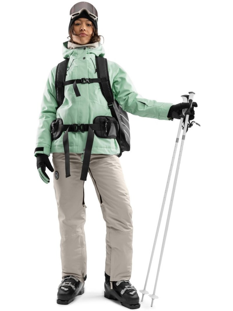 Chaqueta para snowboard/esquí mujer esquí y nieve mujer w4-w couloir Verde - Kiabi