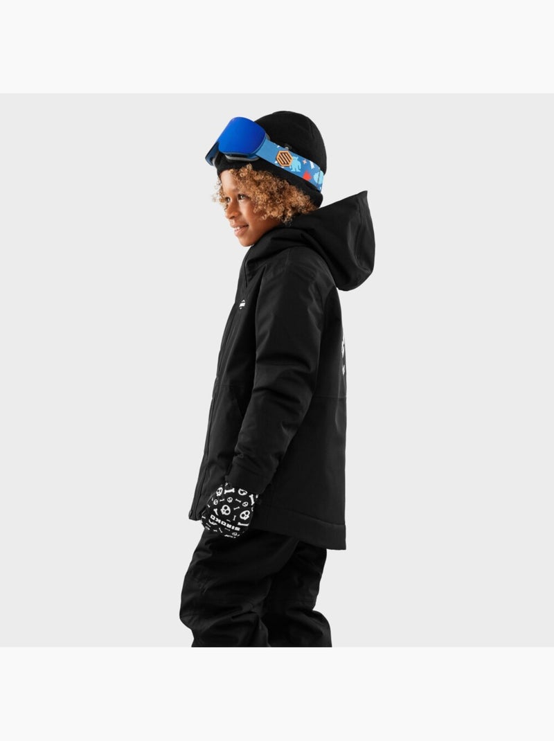 Chaqueta para snowboard/esquí niño esquí y nieve niños y niñas kw1 rebel Negro - Kiabi