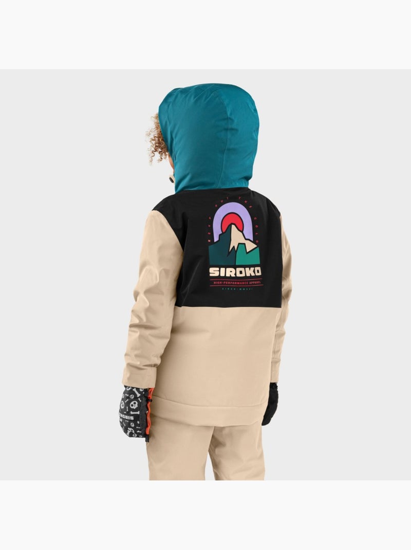 Chaqueta para snowboard/esquí niño esquí y nieve niños y niñas kw1 vista Negro - Kiabi