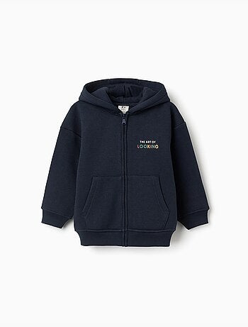 Chaqueta perchado con capucha y estampado Be Spontaneous