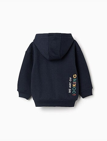 Chaqueta perchado con capucha y estampado Be Spontaneous