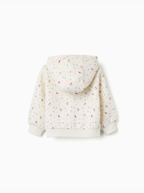 Chaqueta perchada con capucha y estampado floral - Kiabi Chaqueta perchada con capucha y estampado floral - Kiabi