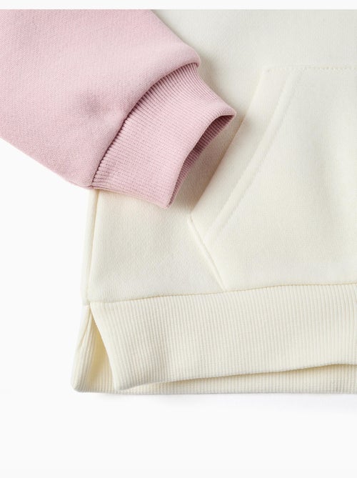 Chaqueta perchada con capucha y estampados de corazones - Kiabi