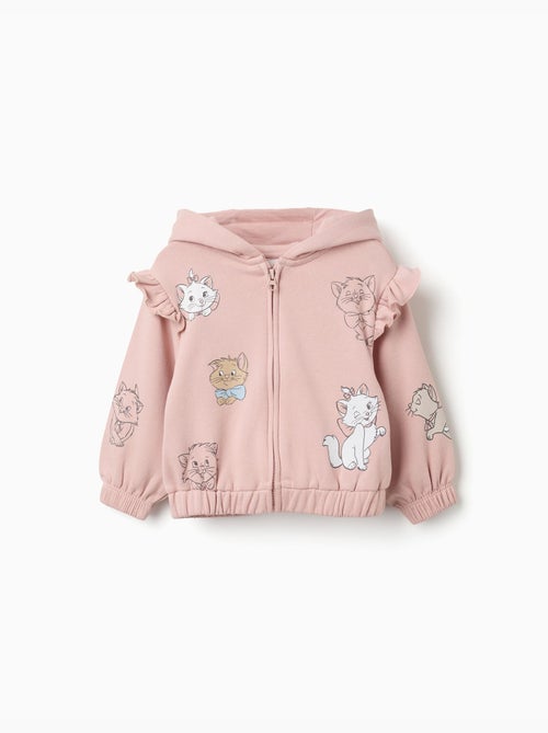 Chaqueta perchada con capucha y estampados de Los Aristogatos - Kiabi