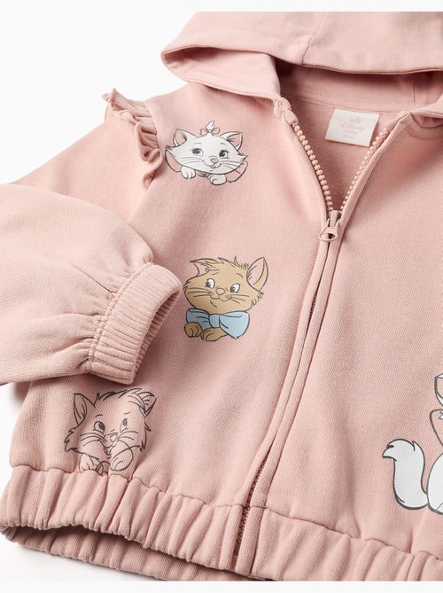 Chaqueta perchada con capucha y estampados de Los Aristogatos - Kiabi