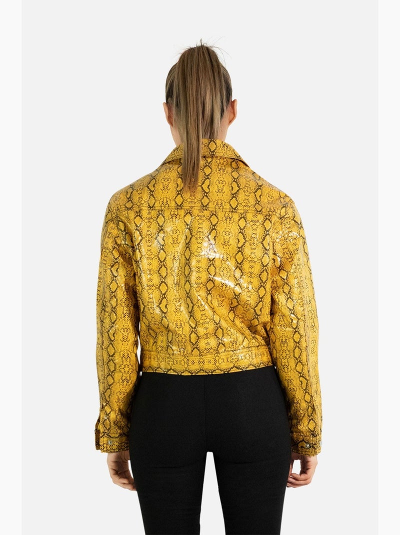 Chaqueta perfecta Kebello Amarillo - Kiabi