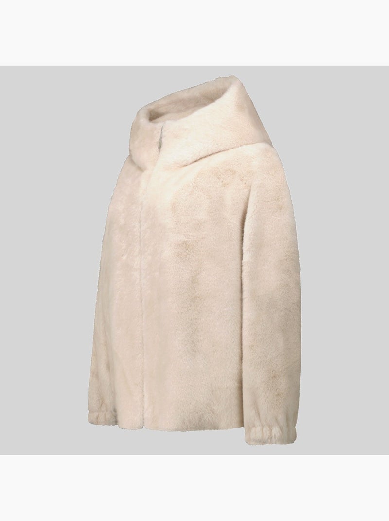Chaqueta polar con capucha dadani – geographical norway Blanco roto - Kiabi