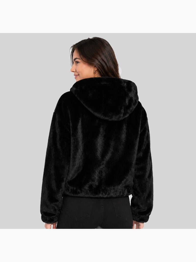 Chaqueta polar con capucha dadani – geographical norway Negro - Kiabi