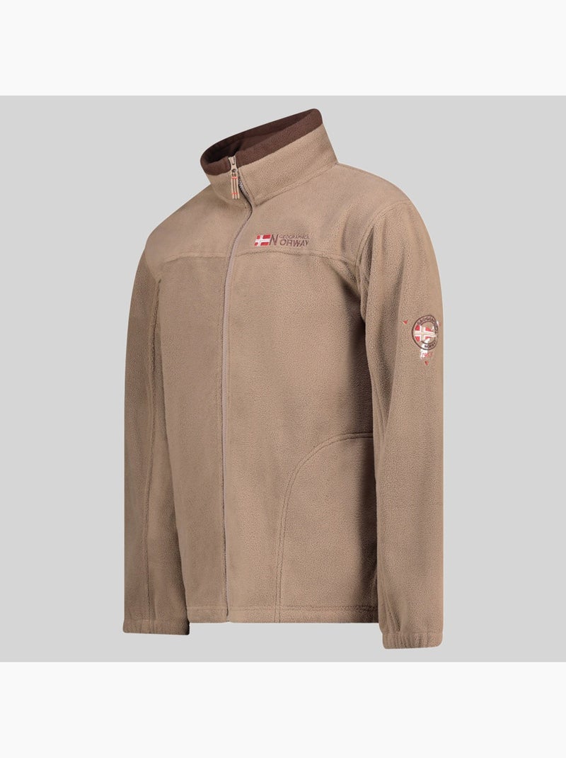 Chaqueta polar con capucha tamazonie – geographical norway Taupe - Kiabi