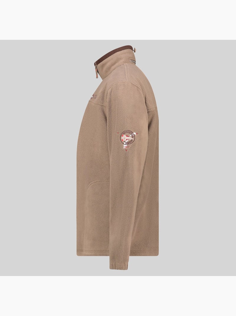 Chaqueta polar con capucha tamazonie – geographical norway Taupe - Kiabi