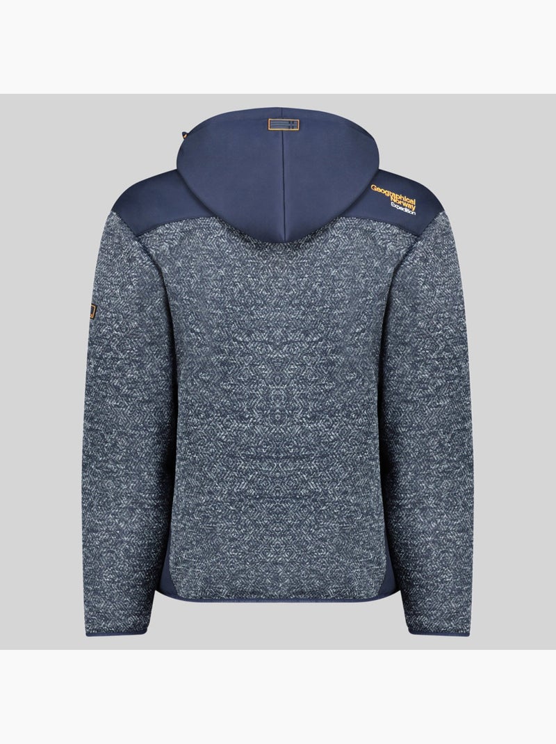 Chaqueta polar con capucha tank – geographical norway Azul marino - Kiabi