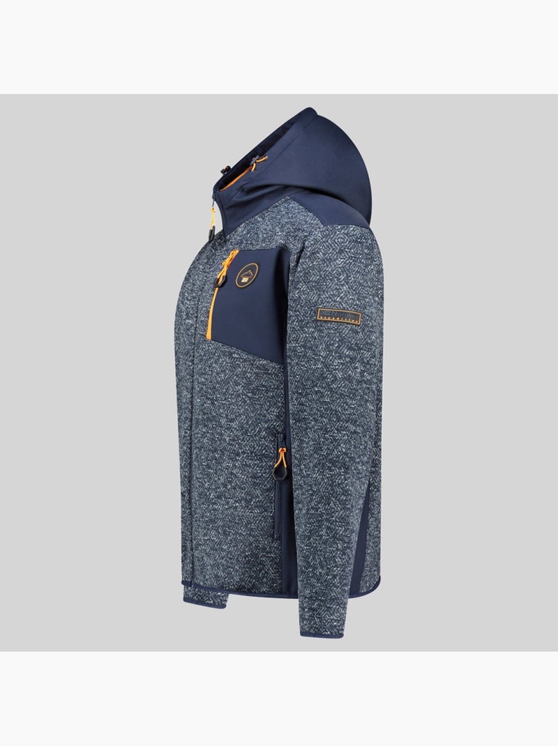 Chaqueta polar con capucha tank – geographical norway Azul marino - Kiabi