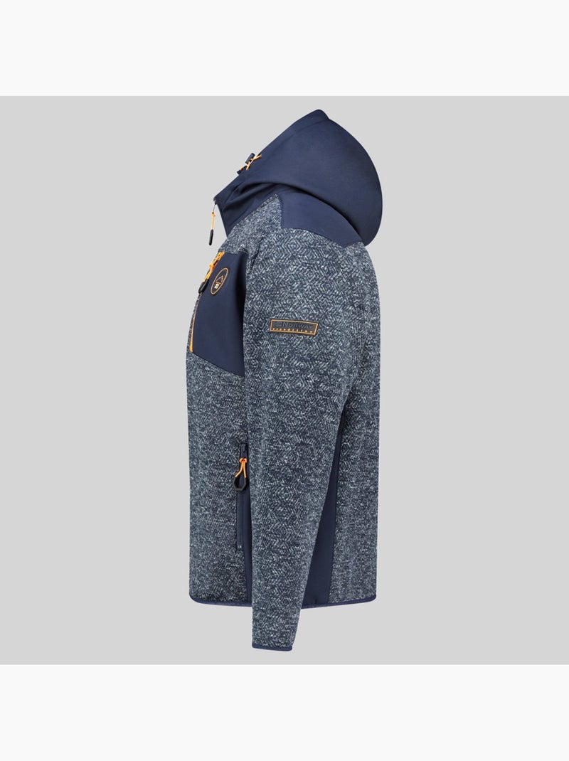 Chaqueta polar con capucha tank – geographical norway Azul marino - Kiabi