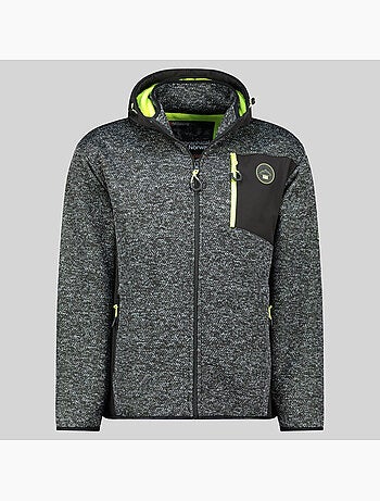 Chaqueta polar con capucha tank – geographical norway