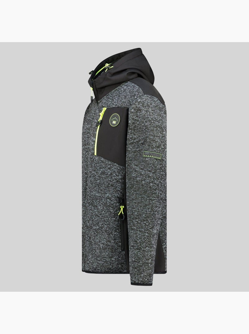 Chaqueta polar con capucha tank – geographical norway Negro - Kiabi