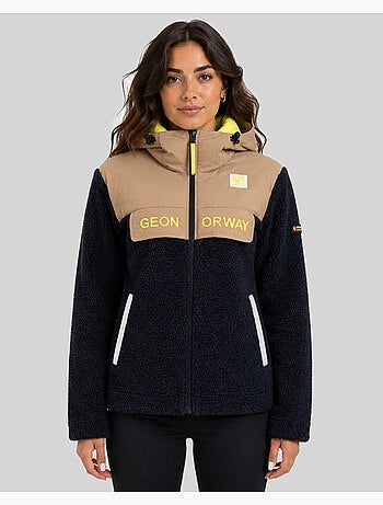 Chaqueta polar con capucha techic fz – geographical norway