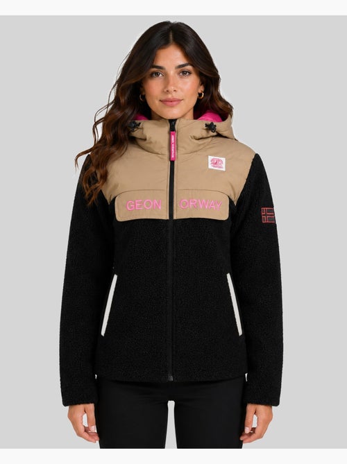 Chaqueta polar con capucha techic fz – geographical norway - Kiabi