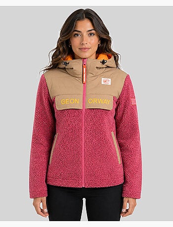 Chaqueta polar con capucha techic fz – geographical norway
