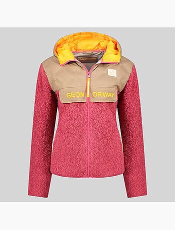 Chaqueta polar con capucha techic fz – geographical norway