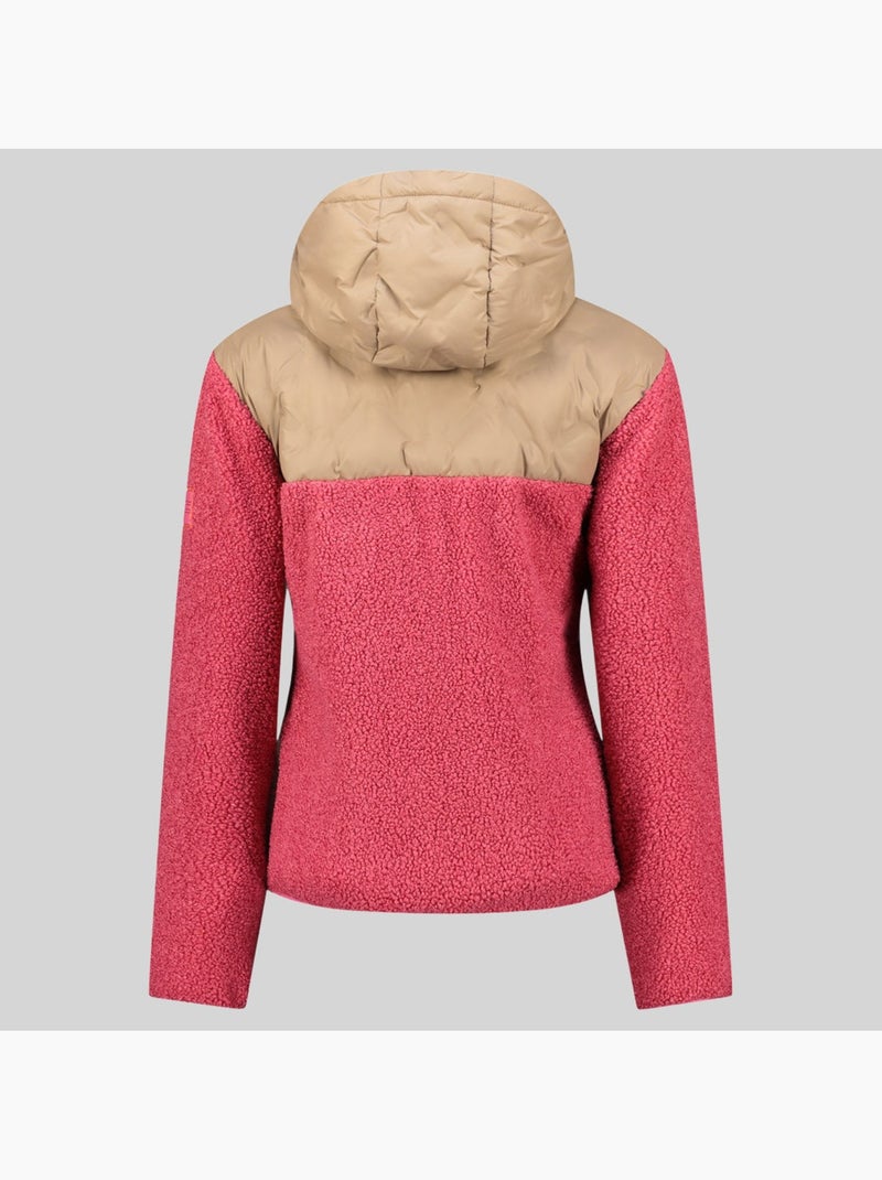 Chaqueta polar con capucha techic fz – geographical norway Rosa fluo - Kiabi