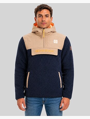 Chaqueta polar con capucha teclass hz – geographical norway