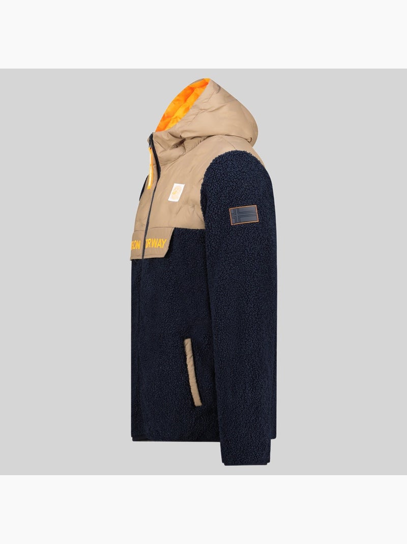 Chaqueta polar con capucha teclass hz – geographical norway Azul marino - Kiabi