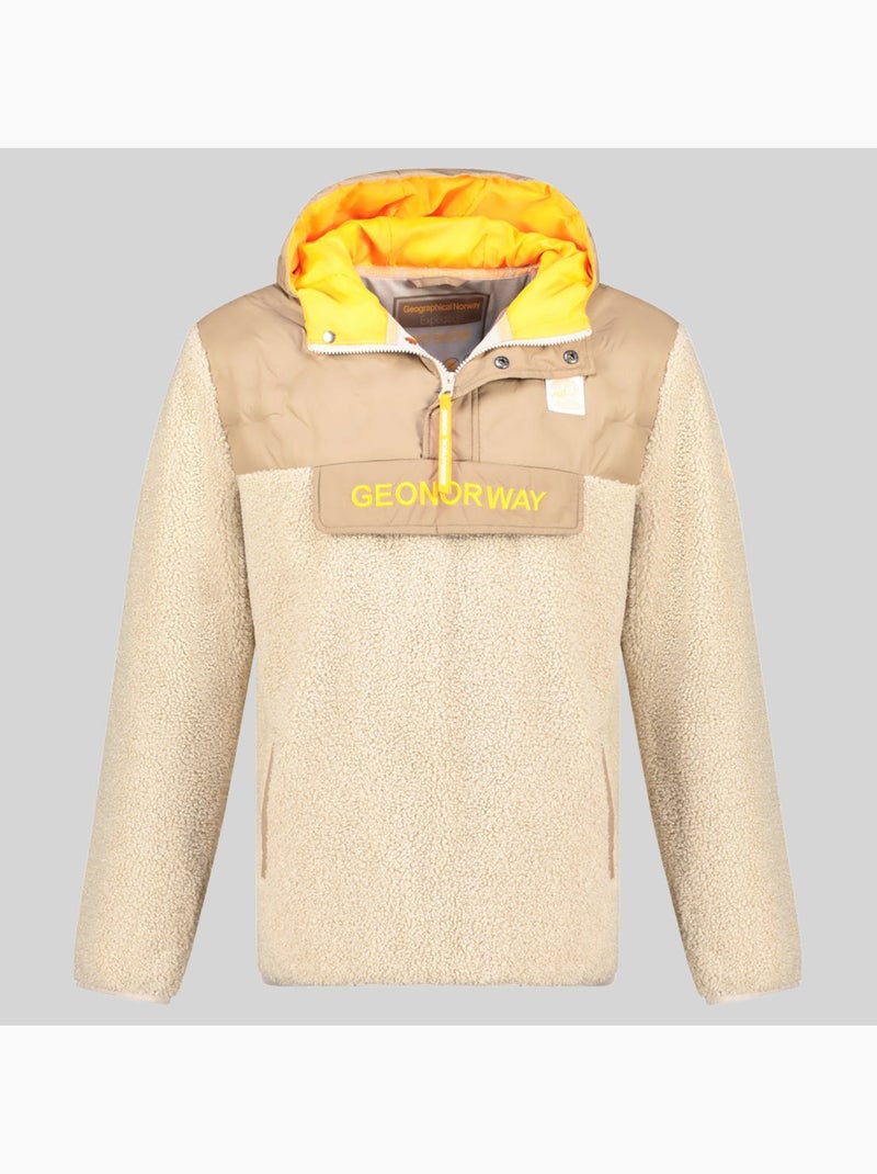 Chaqueta polar con capucha teclass hz – geographical norway Beige - Kiabi