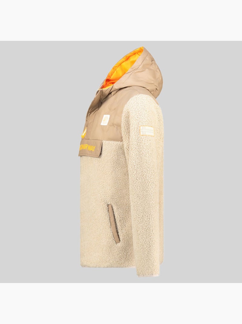 Chaqueta polar con capucha teclass hz – geographical norway Beige - Kiabi
