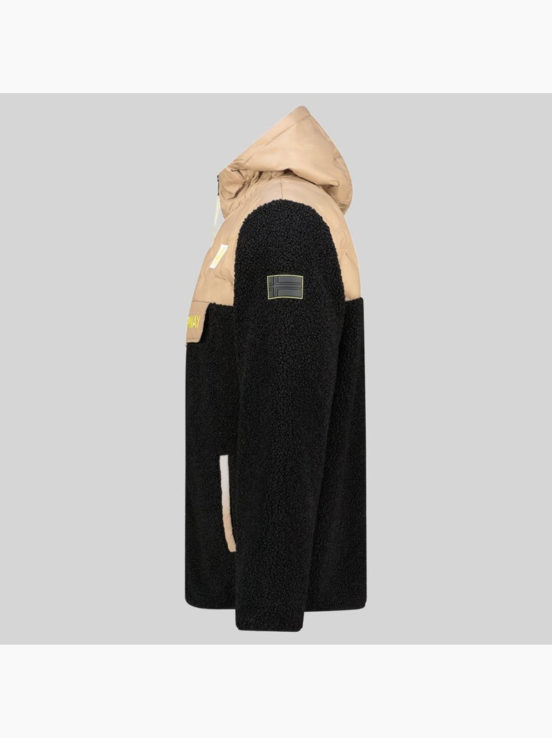 Chaqueta polar con capucha teclass hz – geographical norway Negro - Kiabi