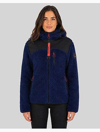 Chaqueta polar con capucha telodia – geographical norway