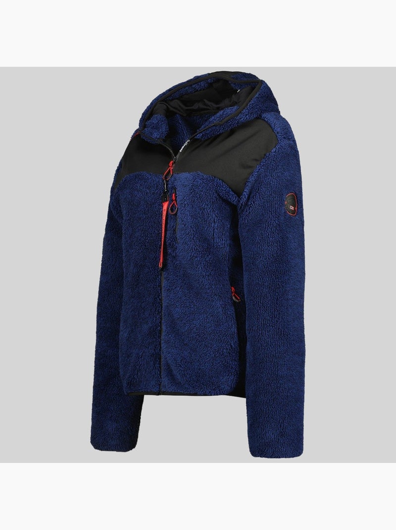 Chaqueta polar con capucha telodia – geographical norway Azul marino - Kiabi