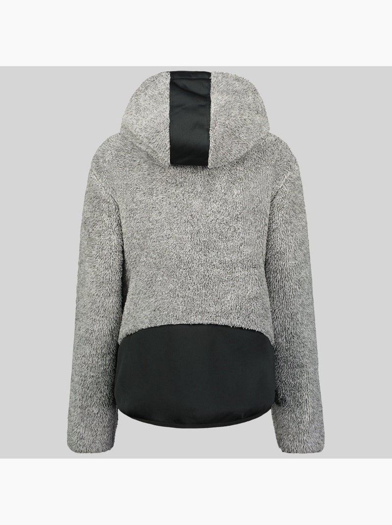 Chaqueta polar con capucha telodia – geographical norway Gris oscuro - Kiabi