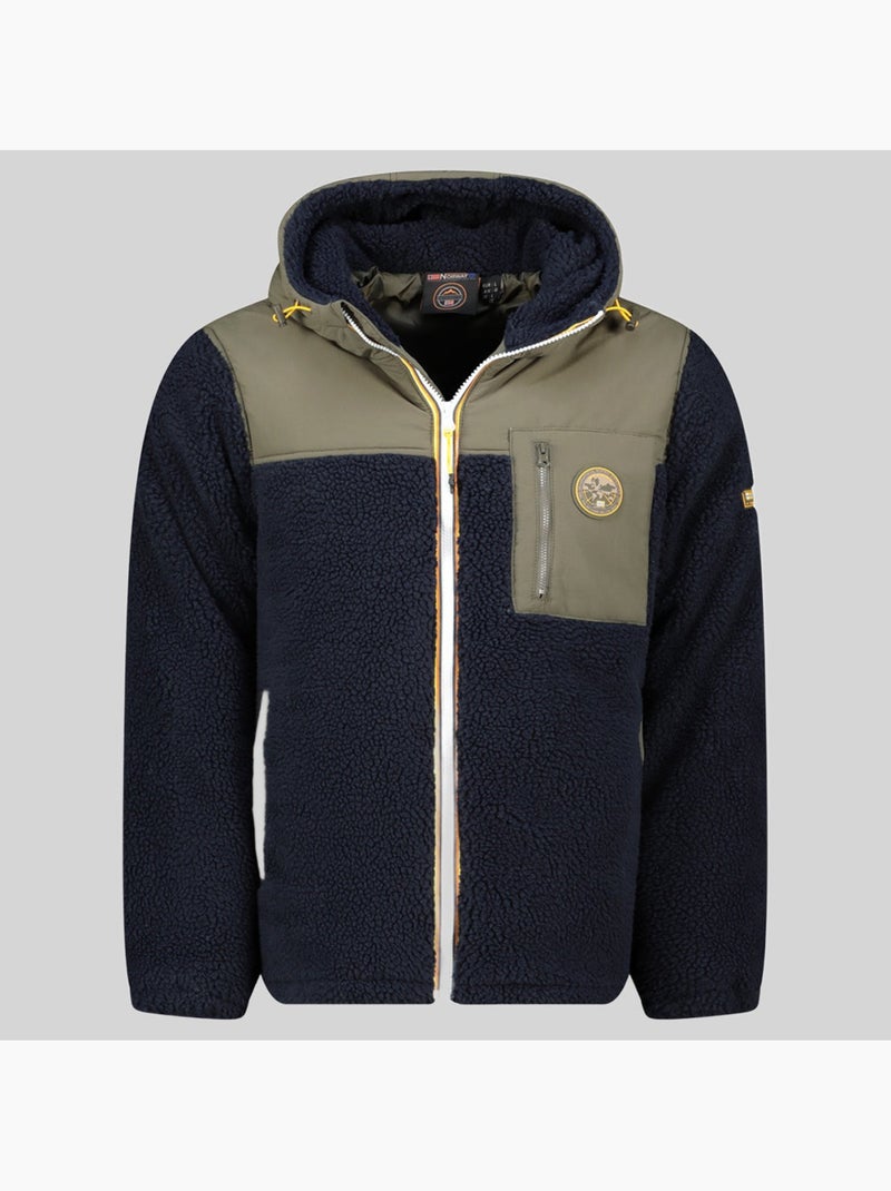 Chaqueta polar con capucha terpa – geographical norway Azul marino - Kiabi