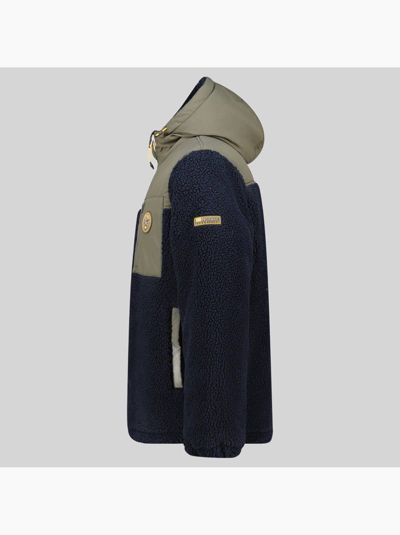 Chaqueta polar con capucha terpa – geographical norway Azul marino - Kiabi