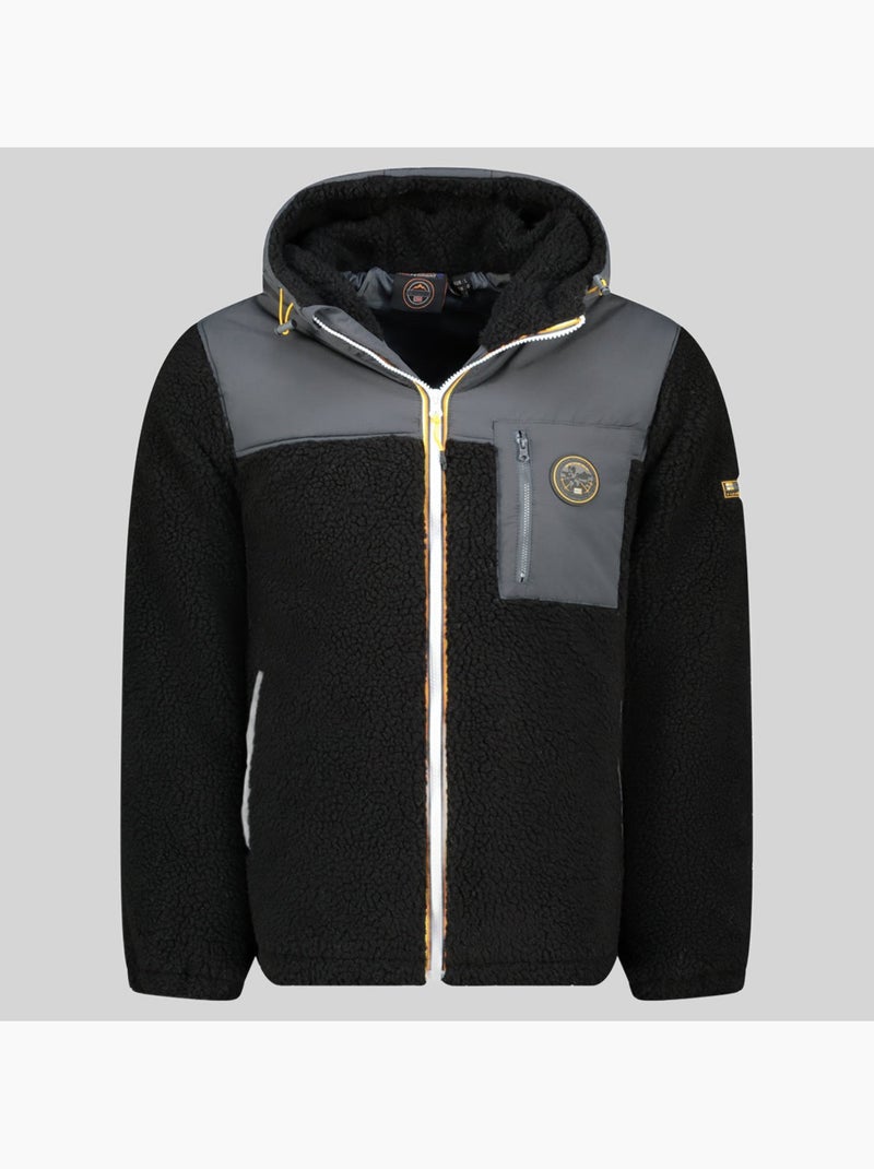 Chaqueta polar con capucha terpa – geographical norway Negro - Kiabi