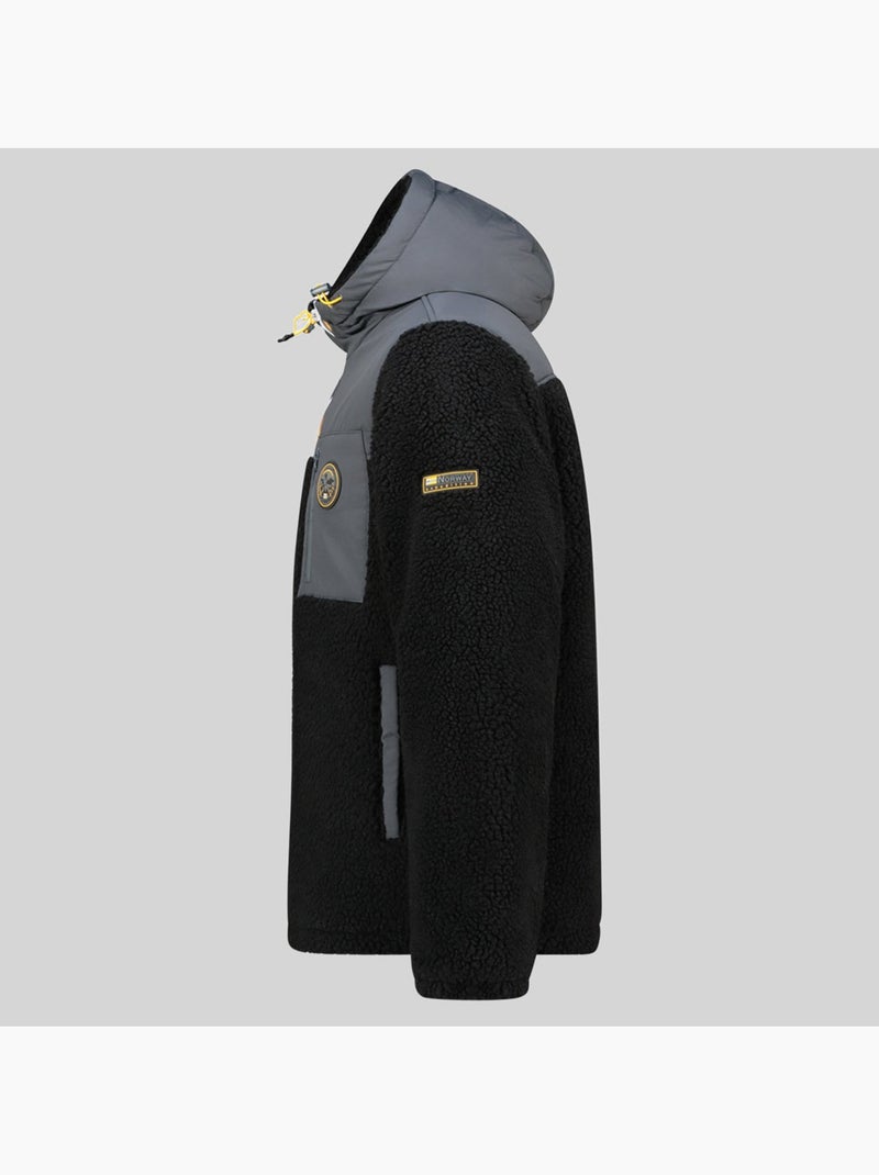 Chaqueta polar con capucha terpa – geographical norway Negro - Kiabi