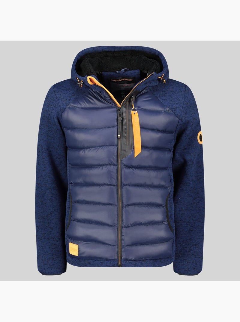Chaqueta polar con capucha theo – geographical norway Azul marino - Kiabi
