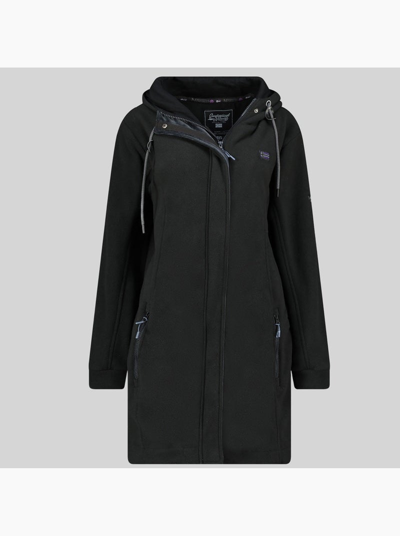 Chaqueta polar con capucha timothe – geographical norway Negro - Kiabi