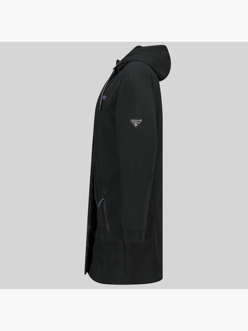 Chaqueta polar con capucha timothe – geographical norway Negro - Kiabi
