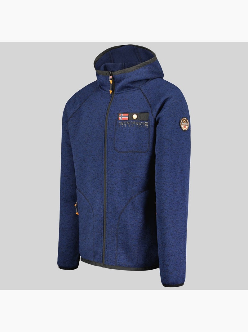 Chaqueta polar con capucha tiparni – geographical norway Azul marino - Kiabi