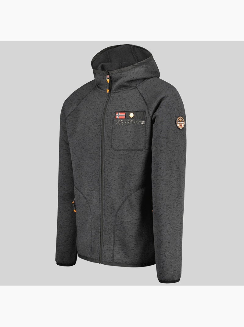 Chaqueta polar con capucha tiparni – geographical norway Gris oscuro - Kiabi