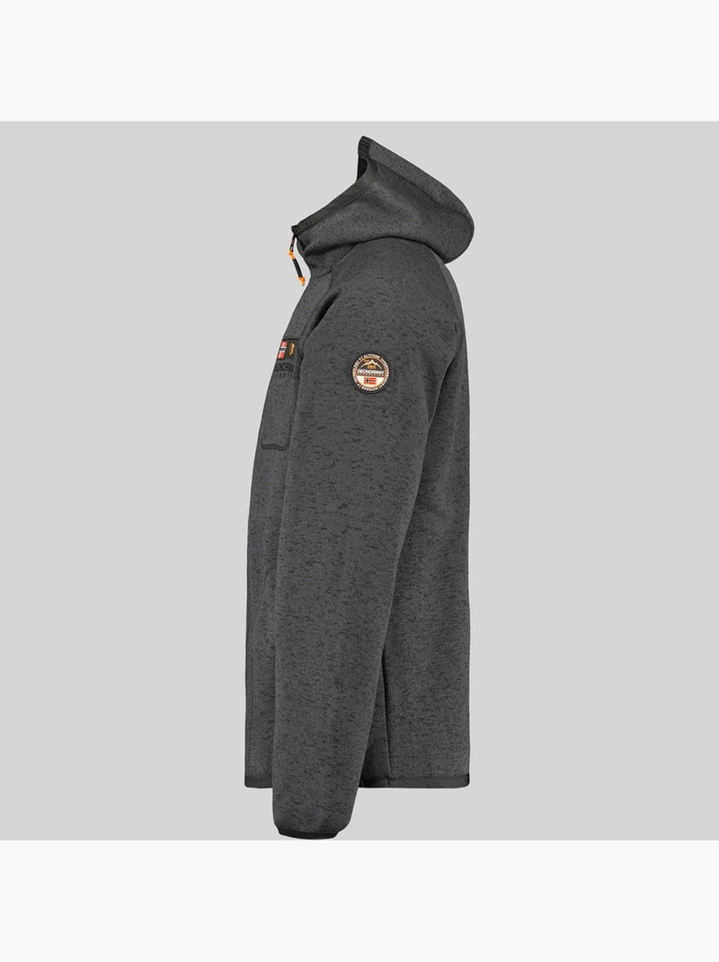 Chaqueta polar con capucha tiparni – geographical norway Gris oscuro - Kiabi