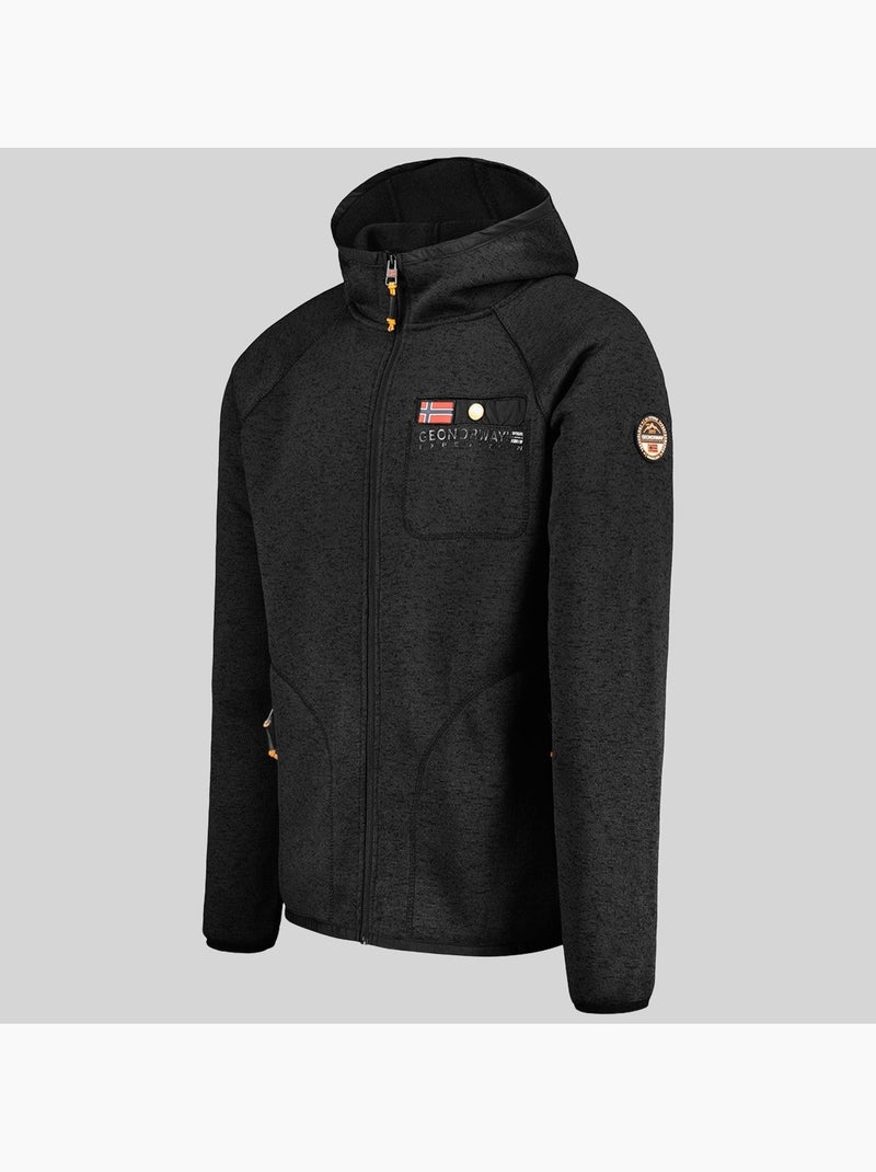 Chaqueta polar con capucha tiparni – geographical norway Negro - Kiabi
