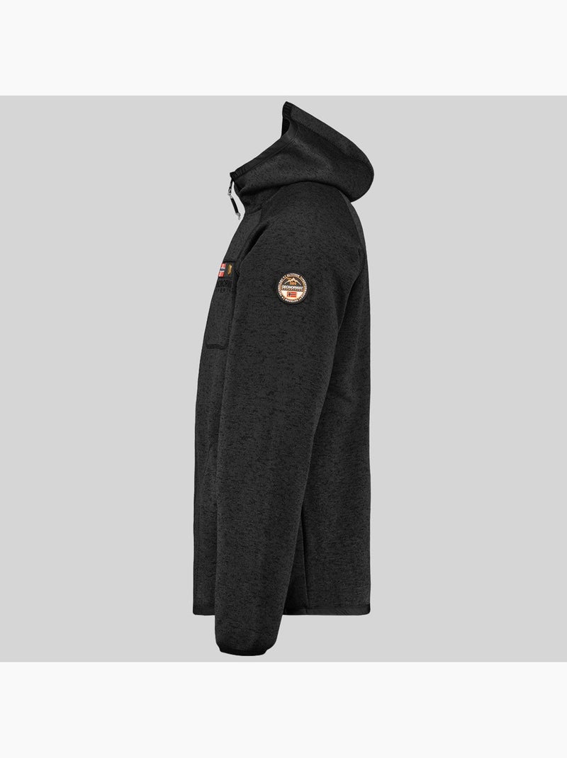 Chaqueta polar con capucha tiparni – geographical norway Negro - Kiabi